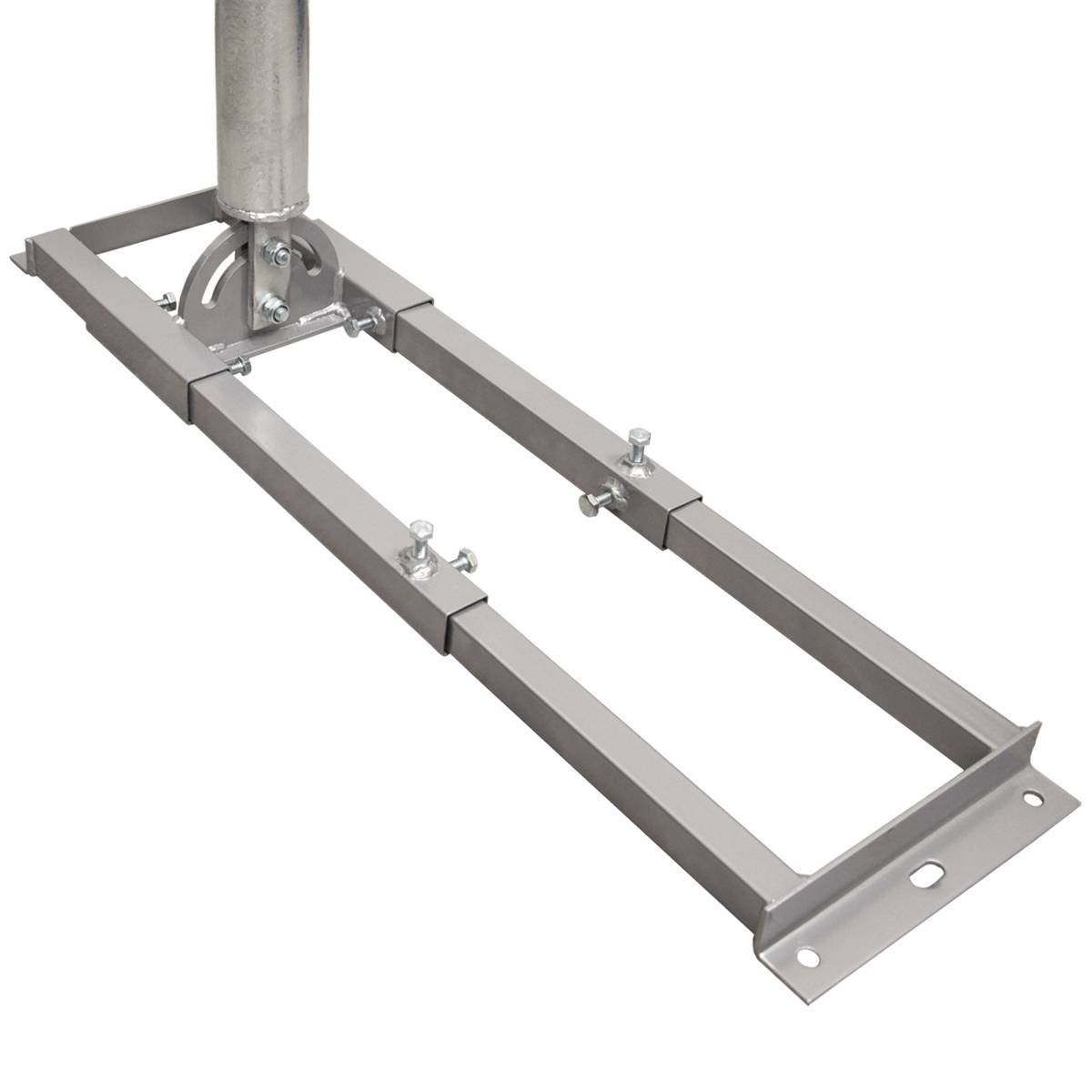 PremiumX PROFI X100-48 SAT Dachsparrenhalter 100cm Mast 48mm Stahl feuerverzinkt Sparren-Halterung für Satelliten-Antenne Satellitenschüssel