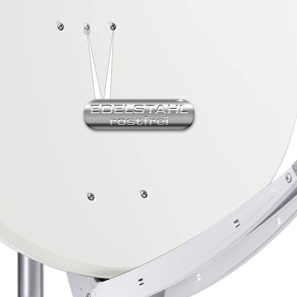 Fuba Antenne 85x85 cm Alu Weiß DAA 850 W