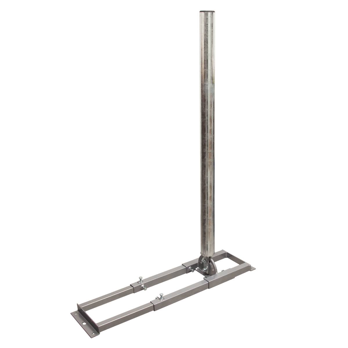 PremiumX PROFI X100-60 SAT Dachsparrenhalter 100cm Mast 60mm Stahl feuerverzinkt Sparren-Halterung für Satelliten-Antenne Satellitenschüssel