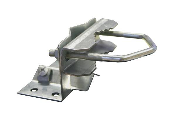 PremiumX Mastfuß 20-60mm für Antennenmast Sat Mast Mastfußschelle Mastfuss mit Zahnschelle Halterung für Satelliten-Schüssel