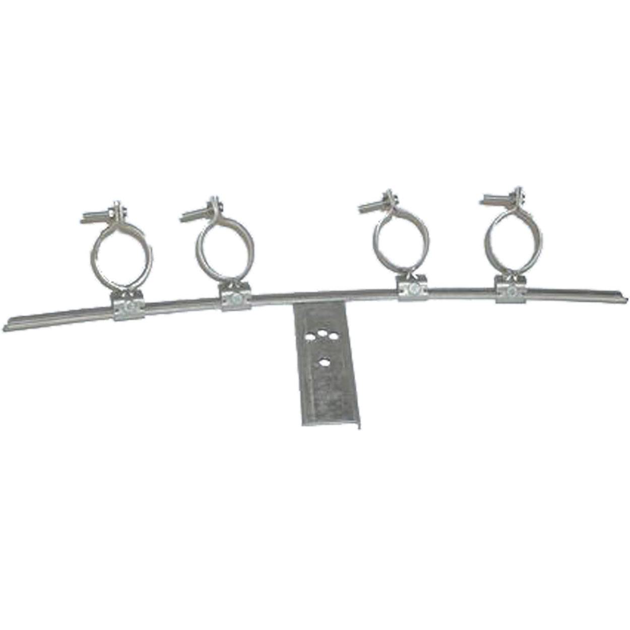 PremiumX Multifeedhalter 4-Fach verzinkt schmal 3° Grad möglich zum Beispiel für Astra, Hotbird, Sirius, Thor