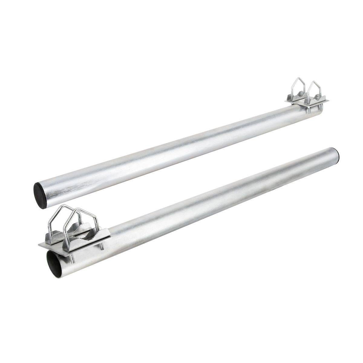 SkyRevolt Balkon-Halter 50cm Ø 48mm Stahl Mast Geländer-Halterung Satelliten-Schüssel Ausleger Mastaufsatz Mast-Verlängerung