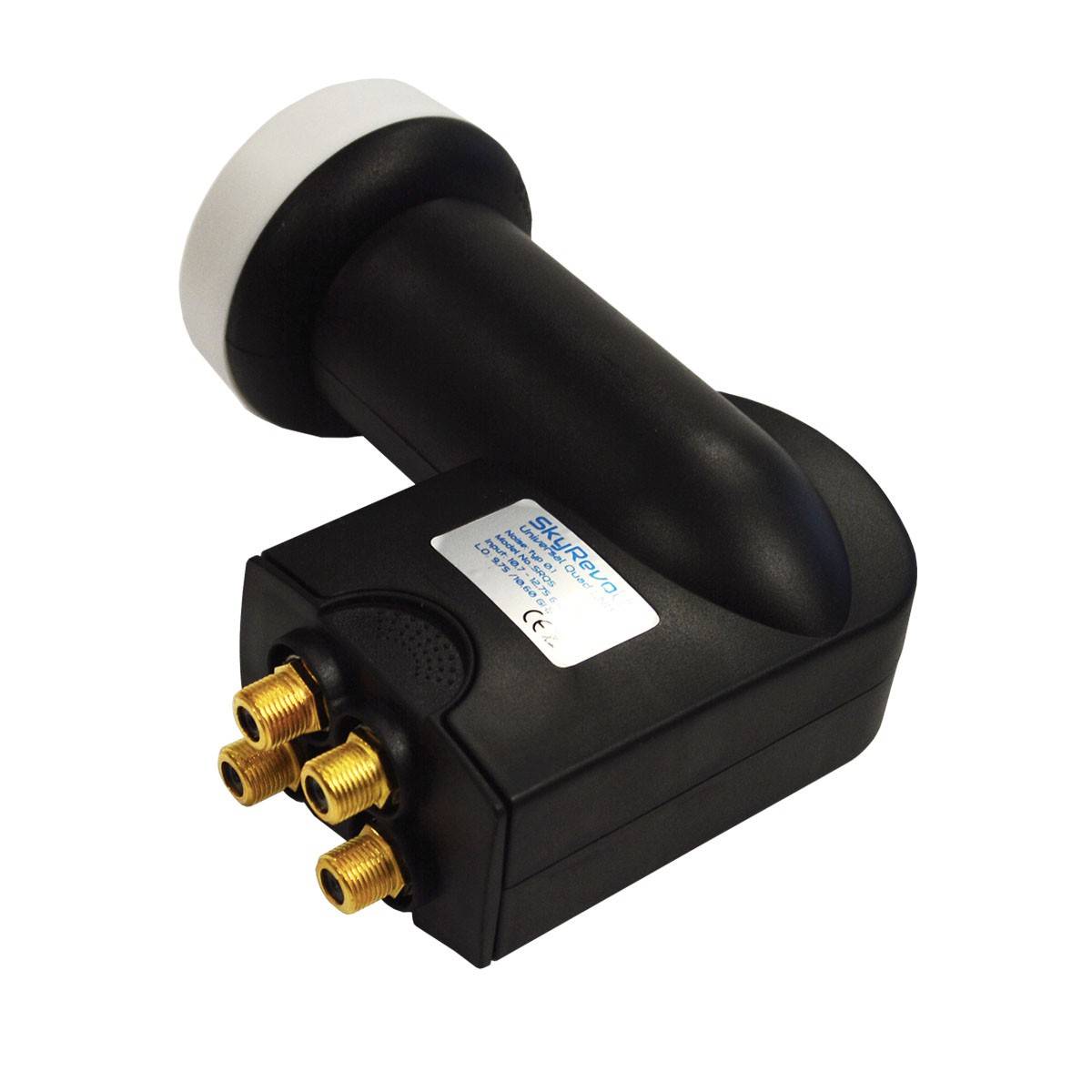 SkyRevolt Quad LNB SRQS Sat für 4 Teilnehmer DVB-S2 HDTV Satelliten Signalumsetzer