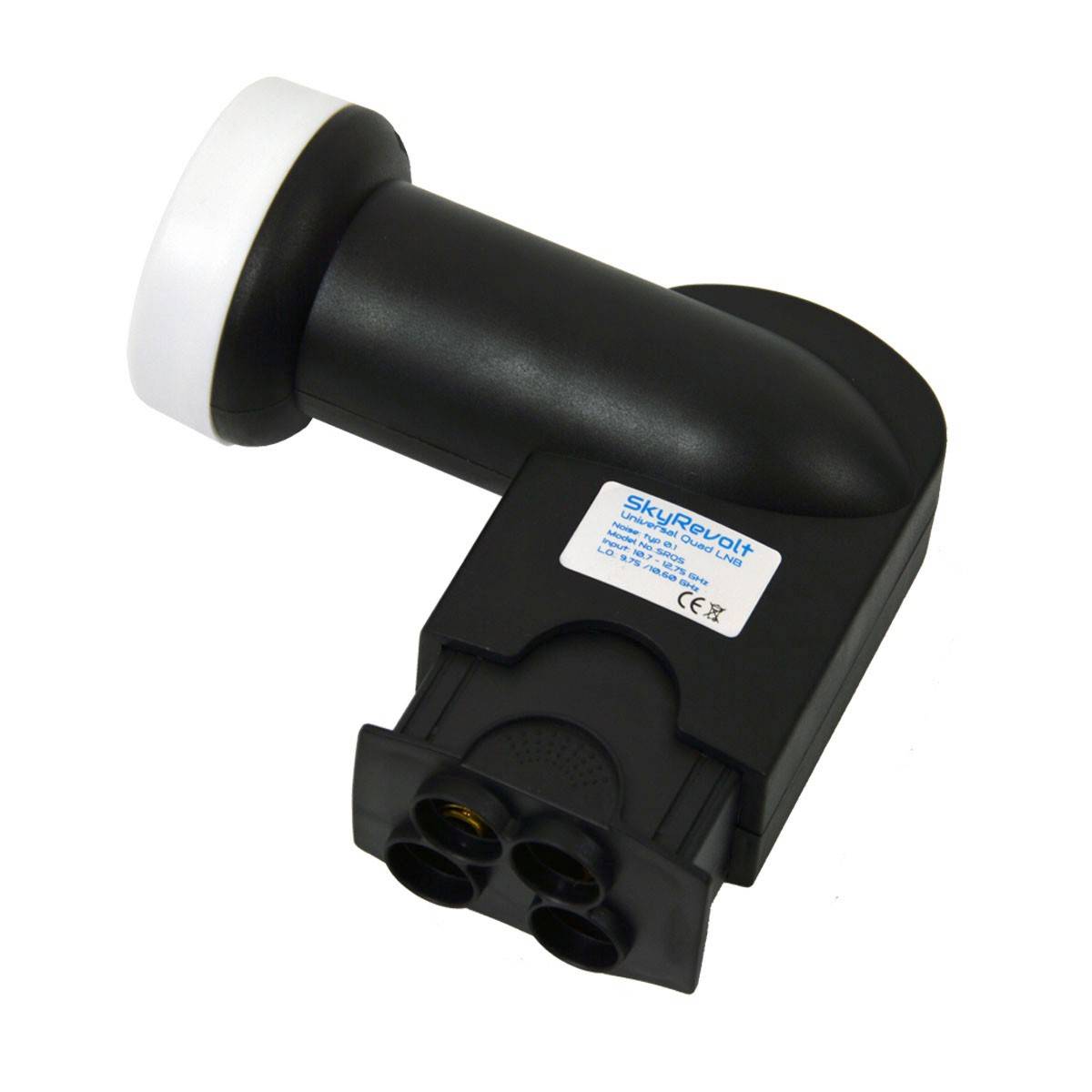 SkyRevolt Quad LNB SRQS Sat für 4 Teilnehmer DVB-S2 HDTV Satelliten Signalumsetzer