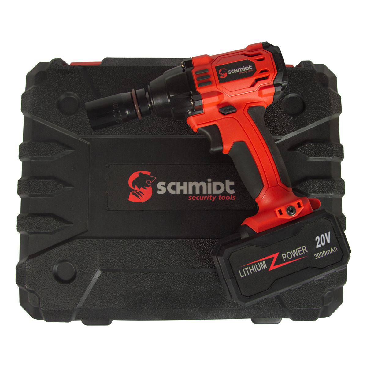 SCHMIDT security tools SDS-Plus Bohrer-Set - 8-teilig – Mauerwerk, Beton, Stein- SDS-plus Bohrhammer - Hartmetallspitzen - SDS Bohrhammer - Drehsch