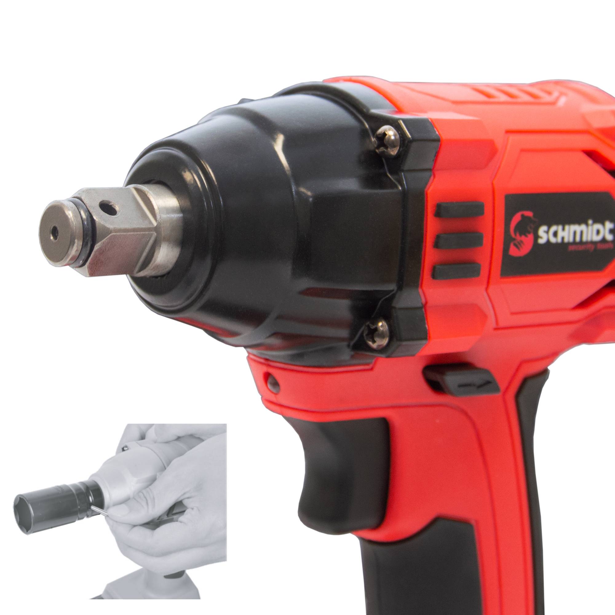 SCHMIDT security tools SDS-Plus Bohrer-Set - 8-teilig – Mauerwerk, Beton, Stein- SDS-plus Bohrhammer - Hartmetallspitzen - SDS Bohrhammer - Drehsch