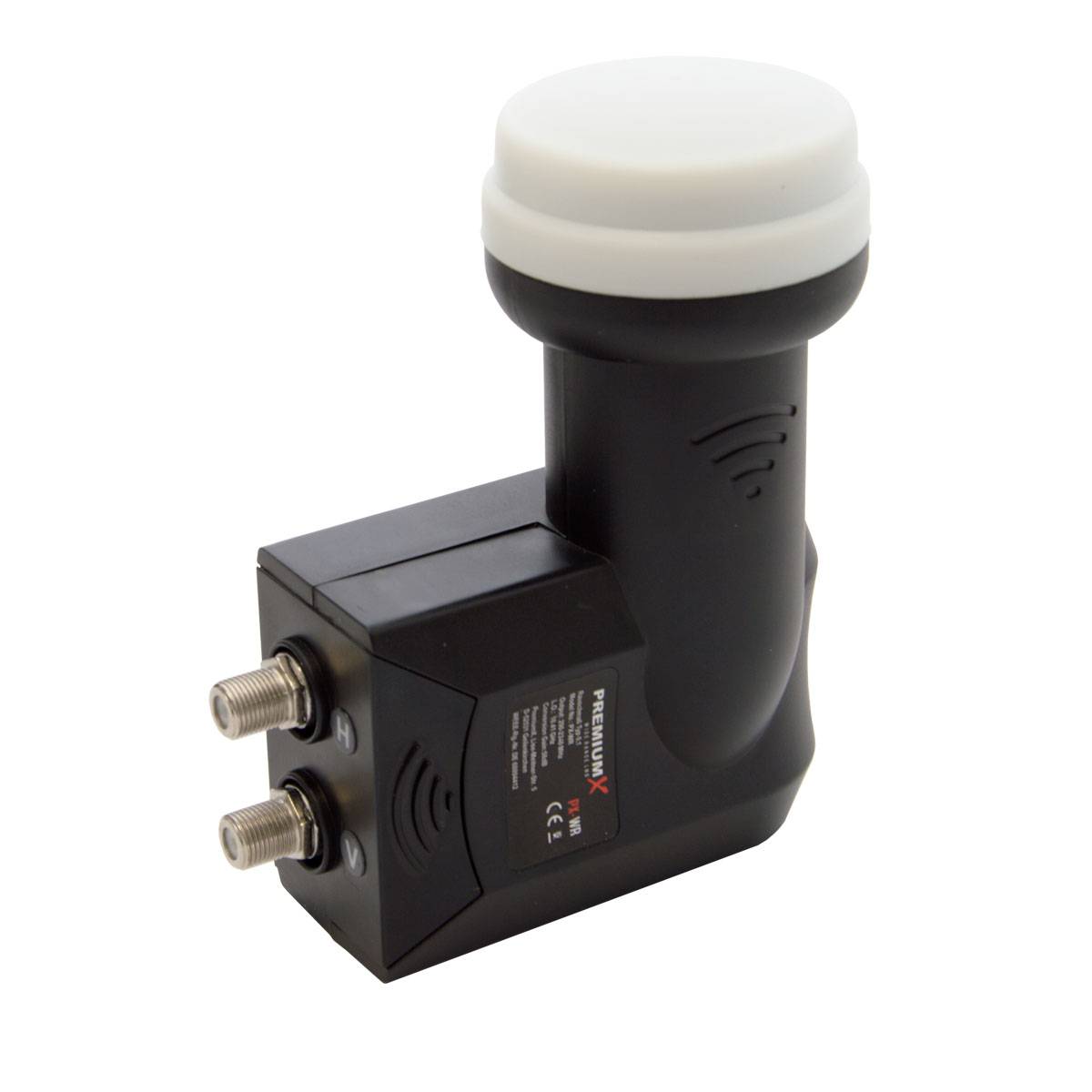 PremiumX PX-WR Wideband LNB LNC Typ 0,1 dB 10,41 GHz Verteiler Breitband inkl. Wetterschutz HDTV 3D 4K