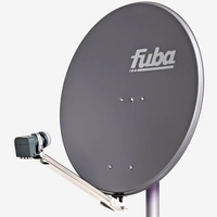 Fuba DAL 804 A Sat Satelliten Anlage Alu Anthrazit Schüssel Quad LNB DEK 417 4 Teilnehmer HDTV 4K 3D kompatibel Fuba DAL 804 A Sat Satelliten Anlage Alu Anthrazit Schüssel Quad LNB DEK 417 4 Teilnehmer HDTV 4K 3D kompatibel