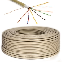 PremiumX 50m Telefonkabel 8x2x0,6mm J-Y(ST)Y Telefonleitung 16-Adern rund Fernmeldekabel Installationsleitung Verlegekabel PremiumX 50m Telefonkabel 8x2x0,6mm J-Y(ST)Y Telefonleitung 16-Adern rund Fernmeldekabel Installationsleitung Verlegekabel