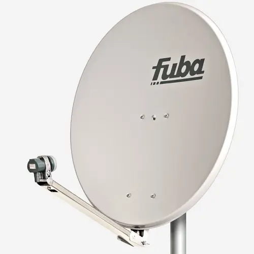 Fuba DAL 801 G Sat Anlage Antenne Schüssel Spiegel Single LNB DEK 117 1 Teilnehmer Alu Sat-Schüssel/Sat-Spiegel Grau<br>+ Fuba DEK 117 Single LNB Fuba DAL 801 G Sat Anlage Antenne Schüssel Spiegel Single LNB DEK 117 1 Teilnehmer Alu Sat-Schüssel/Sat-Spiegel Grau<br>+ Fuba DEK 117 Single LNB