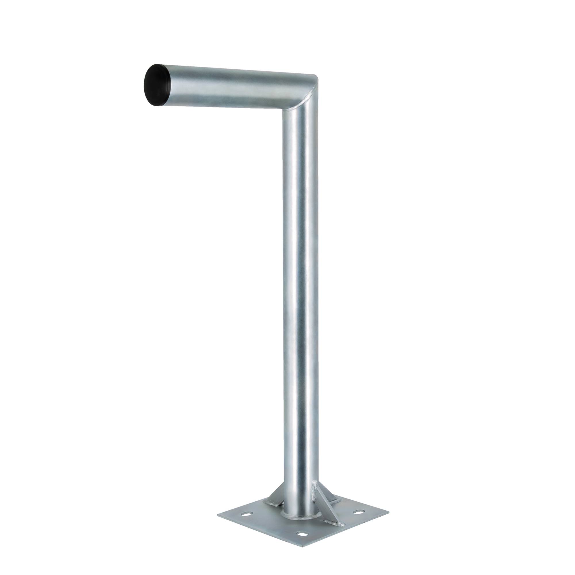 PremiumX 60cm Wandhalter mit Verstrebung Stahl verzinkt Ø 48mm Winkel Wand-Halterung für Satelliten-Schüssel SAT-Antenne