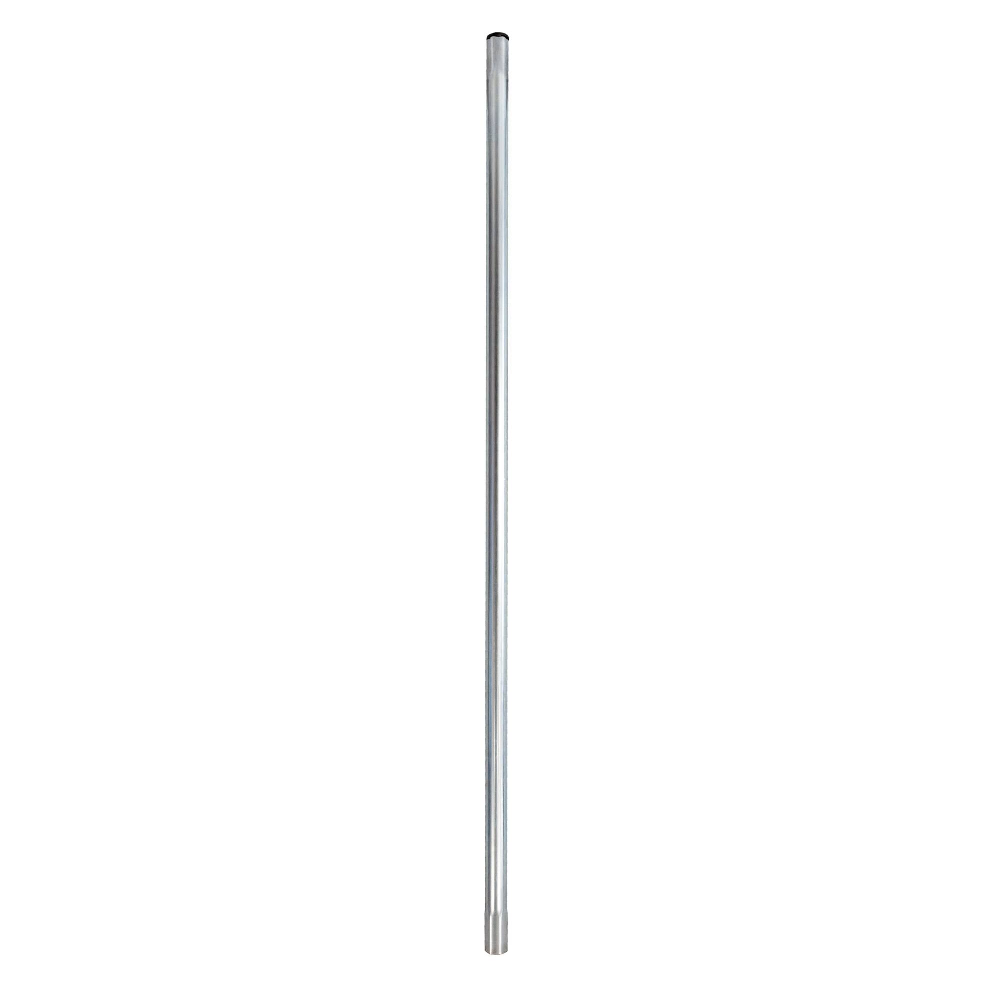 PremiumX Antennenmast 2m Ø 48mm Stahl steckbar SAT-Mast Steckmast Antenne Stange Stangenrohr Halterung für Satelliten-Schüssel