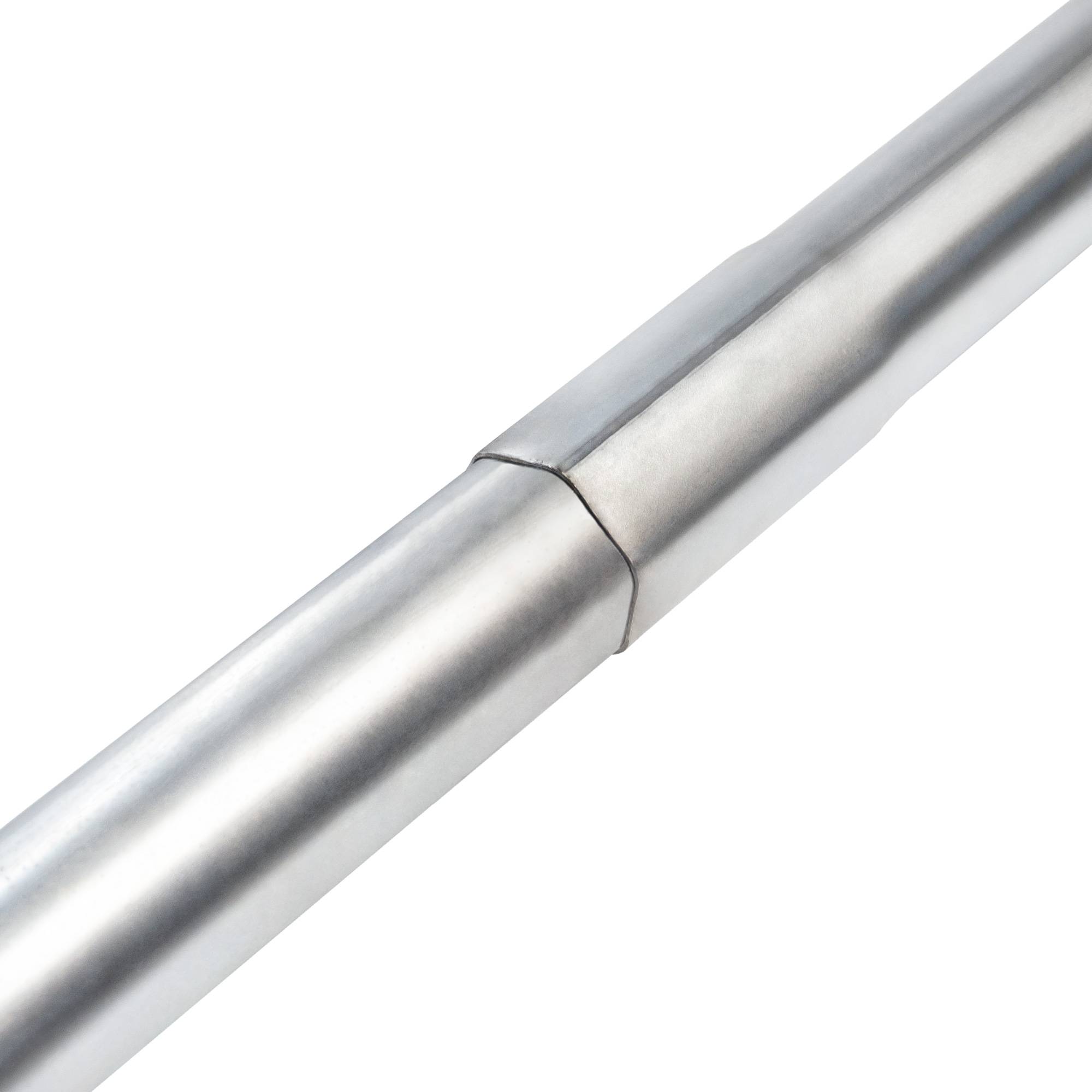 PremiumX Antennenmast 2m Ø 48mm Stahl steckbar SAT-Mast Steckmast Antenne Stange Stangenrohr Halterung für Satelliten-Schüssel