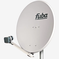 Fuba DAL 804 G Sat Anlage Antenne Schüssel Spiegel Quad DEK 417 4 Teilnehmer Alu Satellitenschüssel Sat-Spiegel Grau <br>+ Fuba DEK 417 Quad LNB fü Fuba DAL 804 G Sat Anlage Antenne Schüssel Spiegel Quad DEK 417 4 Teilnehmer Alu Satellitenschüssel Sat-Spiegel Grau <br>+ Fuba DEK 417 Quad LNB fü