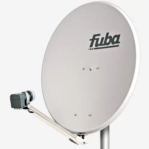 Fuba DAL 804 G Sat Anlage Antenne Schüssel Spiegel Quad DEK 417 4 Teilnehmer Alu Satellitenschüssel Sat-Spiegel Grau <br>+ Fuba DEK 417 Quad LNB fü Fuba DAL 804 G Sat Anlage Antenne Schüssel Spiegel Quad DEK 417 4 Teilnehmer Alu Satellitenschüssel Sat-Spiegel Grau <br>+ Fuba DEK 417 Quad LNB fü