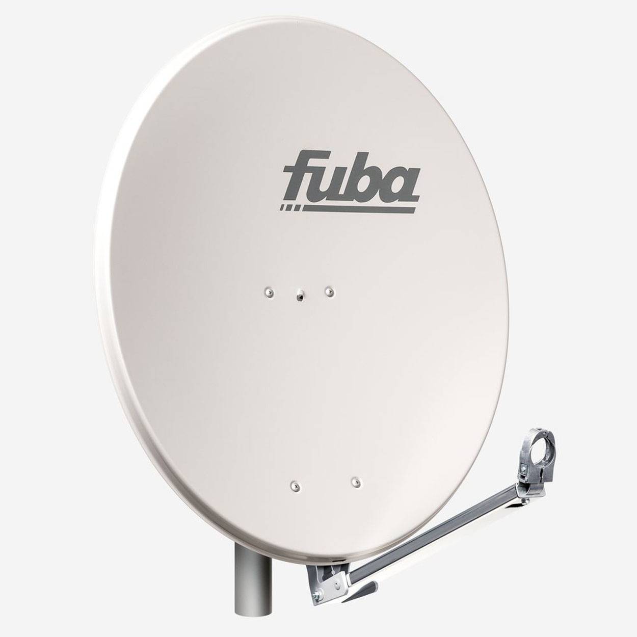 Fuba DAL 804 G Sat Anlage Antenne Schüssel Spiegel Quad DEK 417 4 Teilnehmer Alu Satellitenschüssel Sat-Spiegel Grau <br>+ Fuba DEK 417 Quad LNB fü