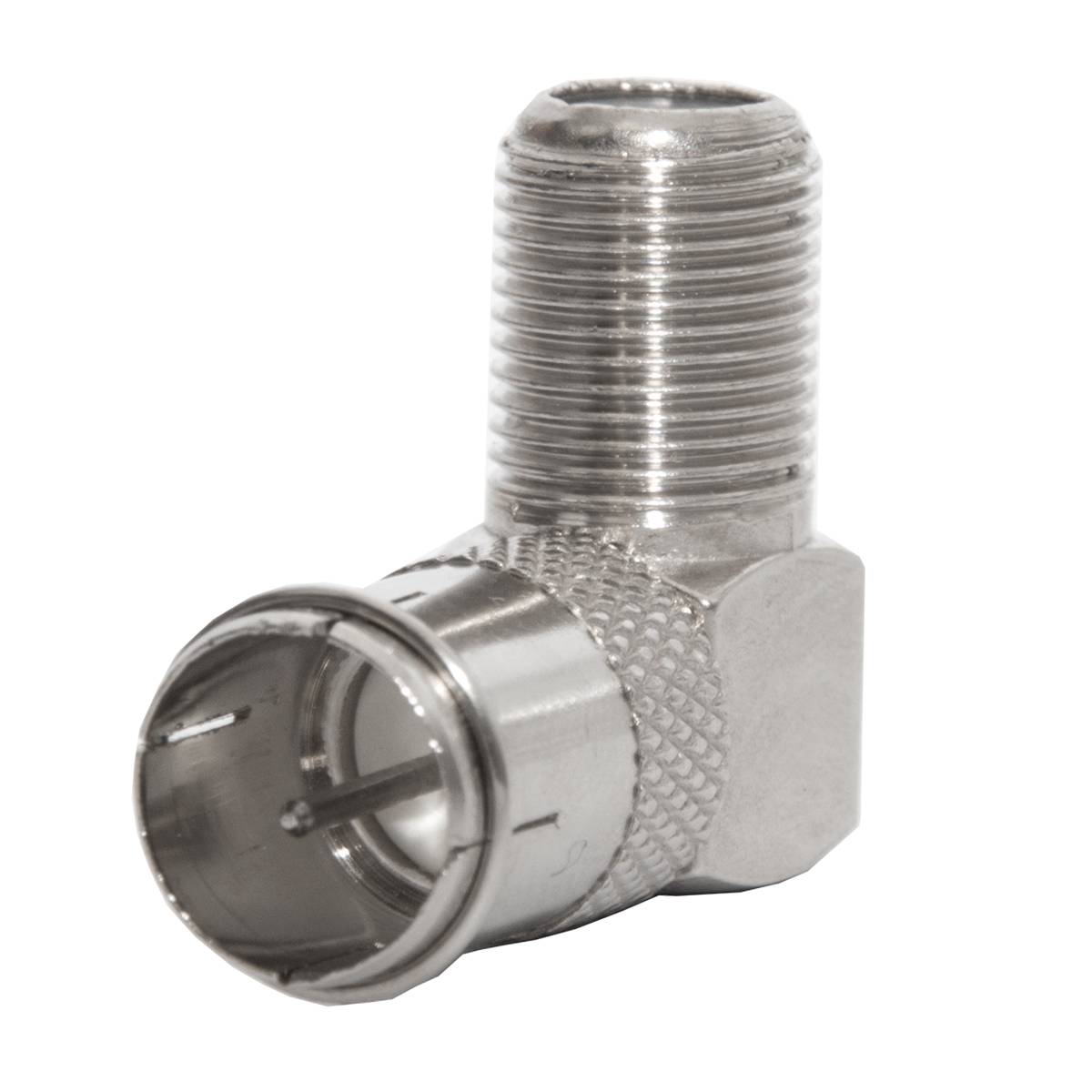 PremiumX 10x F-Quickstecker 90° Winkelstecker 7,5mm für SAT Kabel Koaxialkabel Adapter Verbinder F-Kupplung Quickstecker