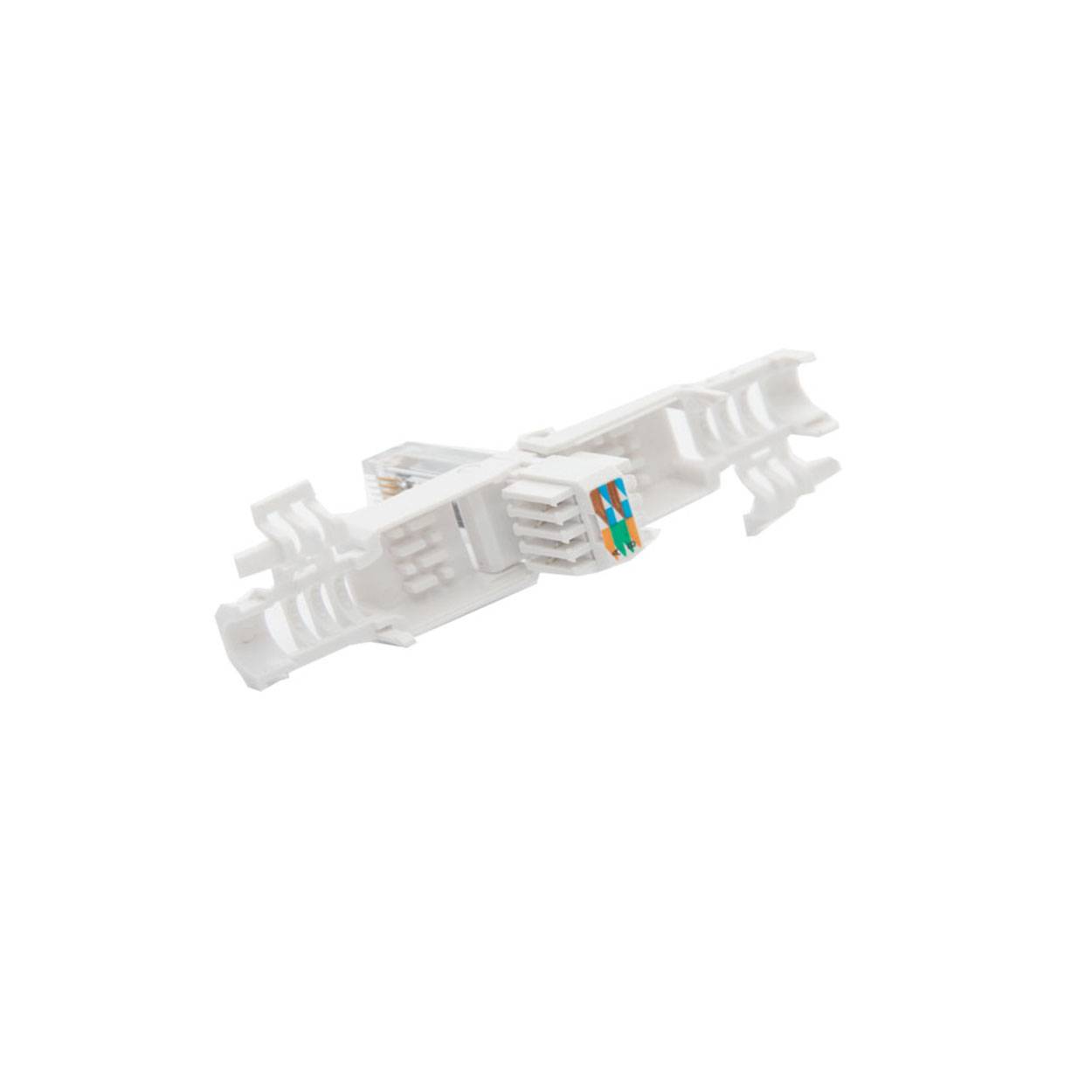 PremiumX 40x Netzwerkstecker CAT6a RJ45 Adapter Kupplung für CAT6 und CAT7 Verlegekabel Patchkabel AWG 24, 25 und 26 Innenleiter LAN Stecker