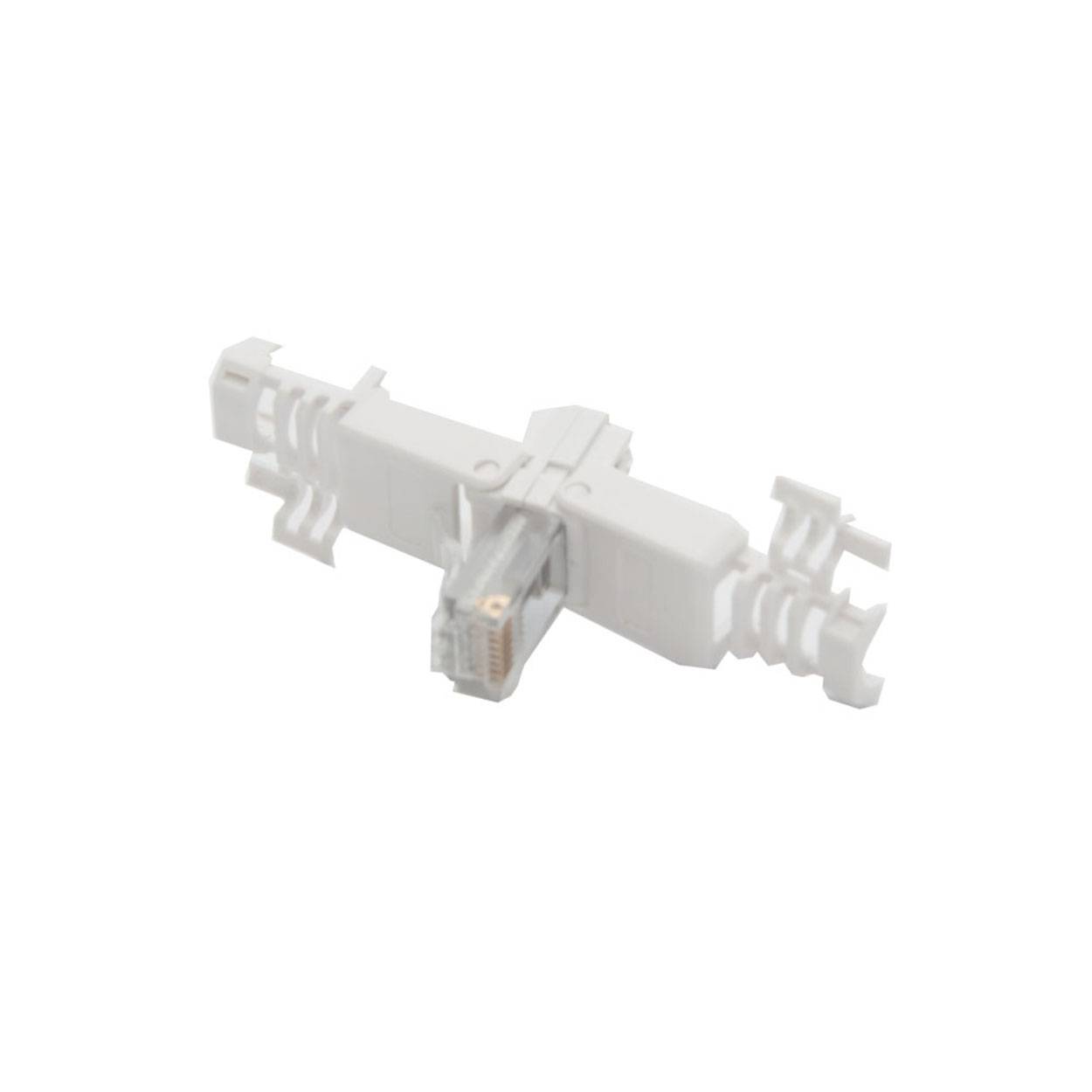PremiumX 80x Netzwerkstecker CAT6a RJ45 Adapter Kupplung für CAT6 und CAT7 Verlegekabel Patchkabel AWG 24, 25 und 26 Innenleiter LAN Stecker