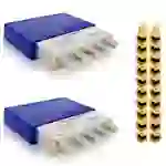 2x SkyRevolt DiSEqC Schalter 4/1 SAT Umschalter Wetterschutzgehäuse Satellitenweiche TV Switch Verteiler Splitter 20x F-Stecker 2x SkyRevolt DiSEqC Schalter 4/1 SAT Umschalter Wetterschutzgehäuse Satellitenweiche TV Switch Verteiler Splitter 20x F-Stecker