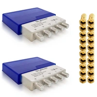 2x SkyRevolt DiSEqC Schalter 4/1 SAT Umschalter Wetterschutzgehäuse Satellitenweiche TV Switch Verteiler Splitter 20x F-Stecker 2x SkyRevolt DiSEqC Schalter 4/1 SAT Umschalter Wetterschutzgehäuse Satellitenweiche TV Switch Verteiler Splitter 20x F-Stecker