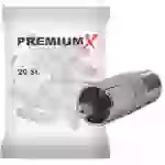 PremiumX 20x Cinch Stecker RCA Verbinder Koaxial Video SAT Audio Stereo Adapter auf F-Buchse Kupplung schraubbar PremiumX 20x Cinch Stecker RCA Verbinder Koaxial Video SAT Audio Stereo Adapter auf F-Buchse Kupplung schraubbar