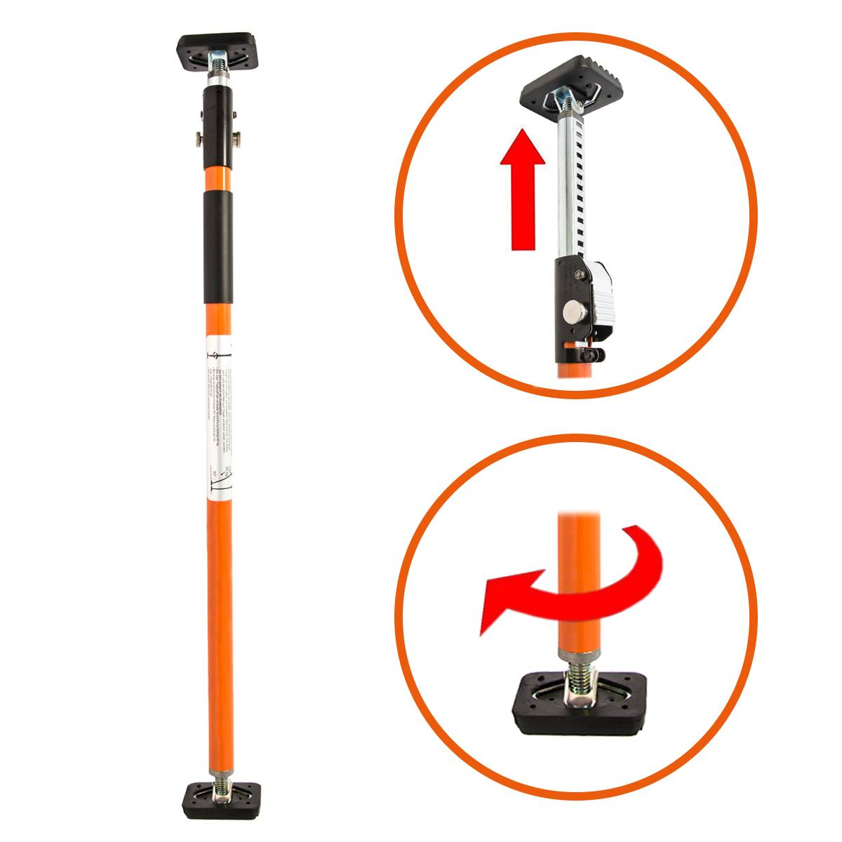 SCHMIDT security tools Transportsicherung Klemmstange Ladungssicherung Trennstange KFZ PKW LKW Anhänger Universal-Spanner für Fahrzeuge Ausziehbar