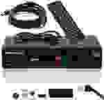 PremiumX FTA 540T Full HD Digitaler DVB-T2 terrestrischer TV Receiver H.265 HEVC | USB Mediaplayer SCART HDMI Antennenkabel | Auto Installation