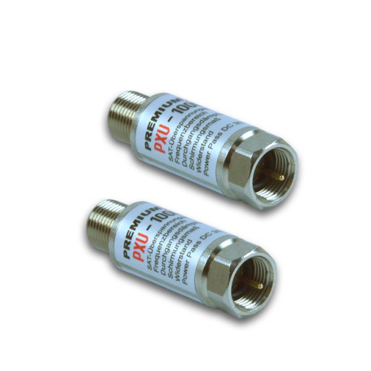 PremiumX 2x Sat Überspannungsschutz PXU-1000 Blitzschutz SAT Kabel TV Überspannungsschutz für SAT-Anlagen wasserdicht