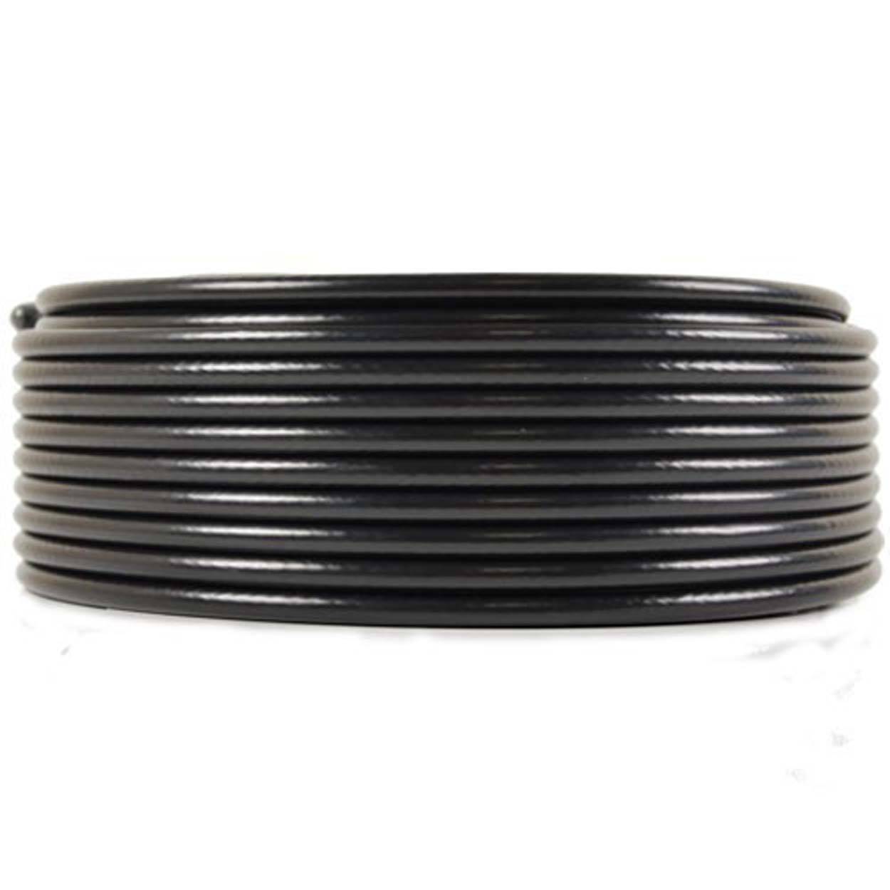 PremiumX 25m BASIC Koaxialkabel schwarz 135dB 4-fach geschirmt CCS SAT TV Koax Antennenkabel Satelliten-Kabel