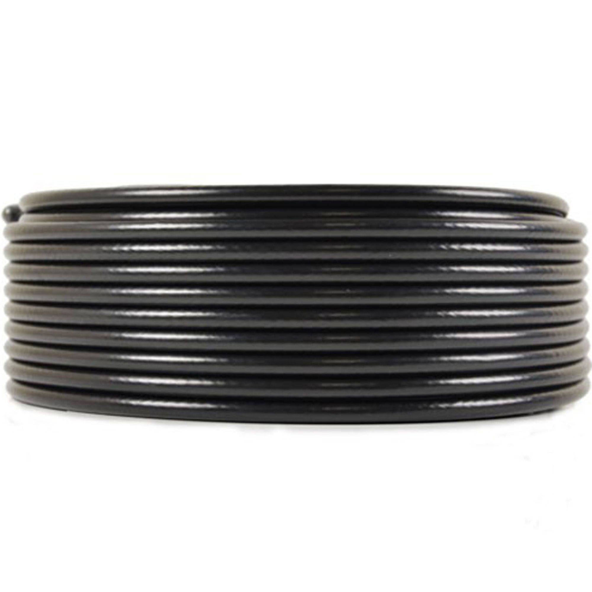 Premium X 50m SAT Koaxialkabel Set 135 dB 4-fach geschirmt – TV Antennenkabel 10 vergoldeten F-Steckern – DVB-S2/C/T2 – 4K UHD HDTV – wetterfe