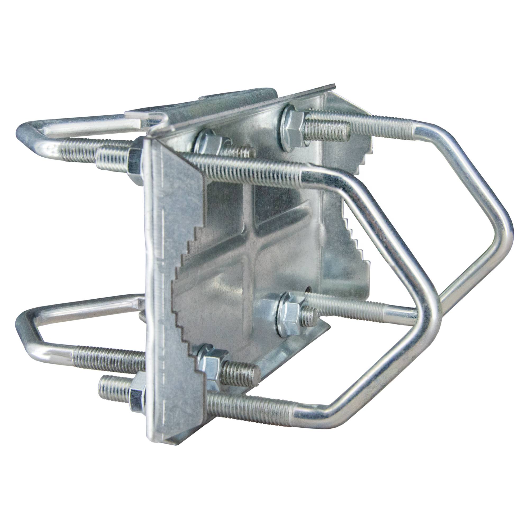 PremiumX Doppel-Kreuzschelle SAT Mastbefestigung Doppelschelle Kreuzverbindung Schellen-System für Rohre bis 63mm