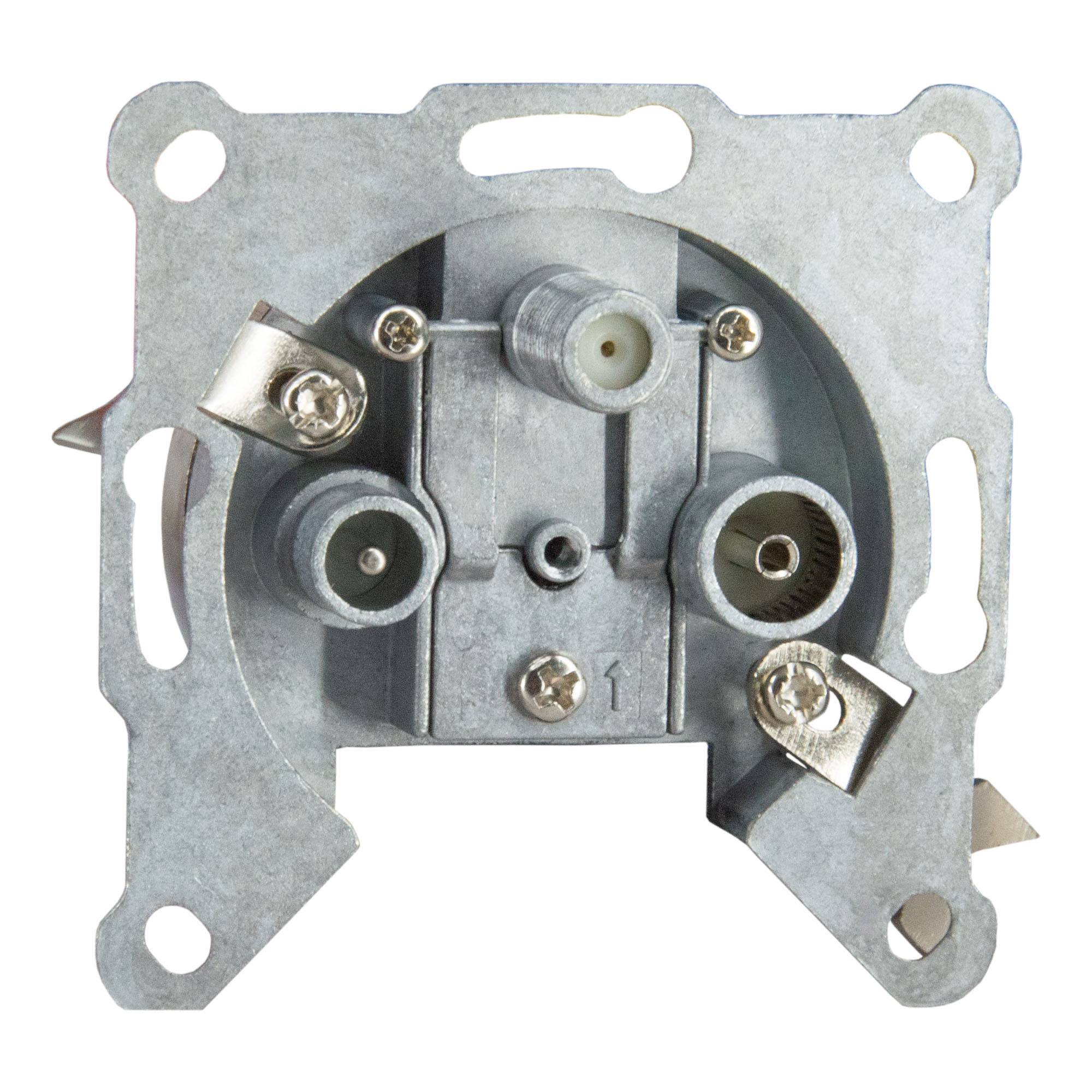 PremiumX 5x PX3 Sat Dose 3-Fach Enddose Antennendose Einzel-/Stichleitungsdose Auf-/Unterputz 10x Schrauben 10x Dübel