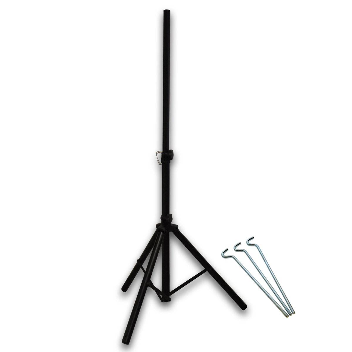 PremiumX BASIC Dreibein Stativ Stahl 120cm Ø 35mm Sat Dreibeinstativ für Satellitenschüssel – Ideal für Camping Balkon Terrasse als Tripod Stän
