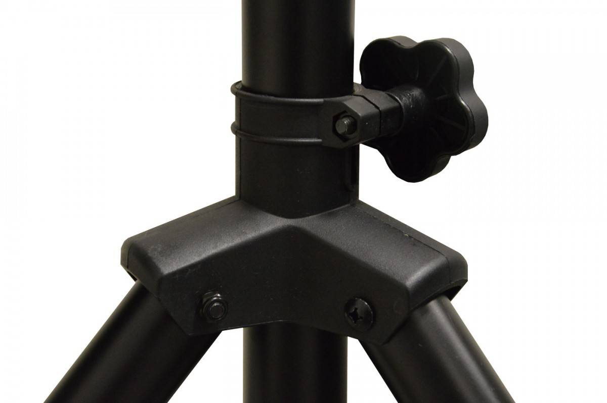 PremiumX BASIC Dreibein Stativ 120cm Ø 35mm Aluminium SAT-Ständer Halterung für Satellitenschüssel Camping Tripod schwarz
