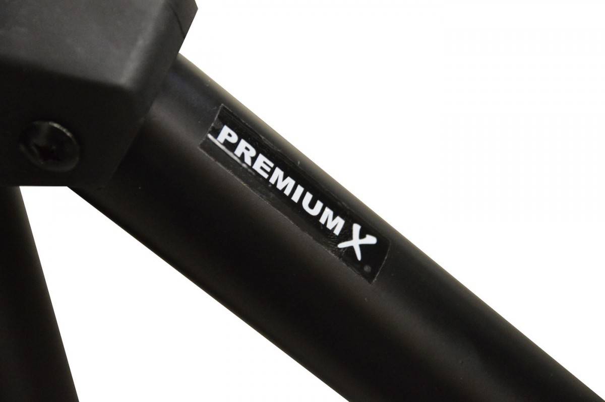 PremiumX BASIC Dreibein Stativ 120cm Ø 35mm Aluminium SAT-Ständer Halterung für Satellitenschüssel Camping Tripod schwarz