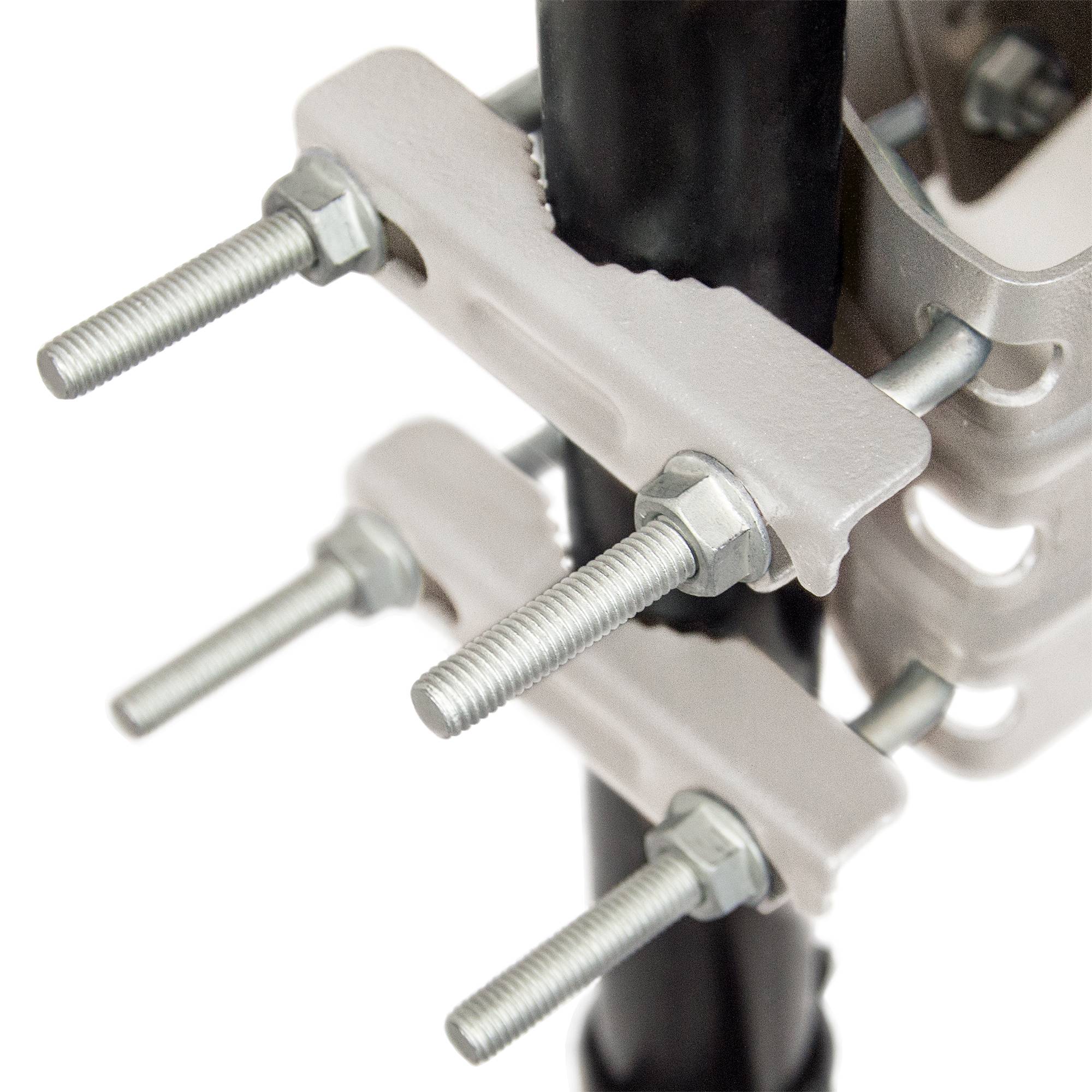 PremiumX Satelliten-Komplettanlage 100cm Satellitenschüssel Aluminium Hellgrau Antenne Single LNB F-Stecker, SAT für 1 Teilnehmer