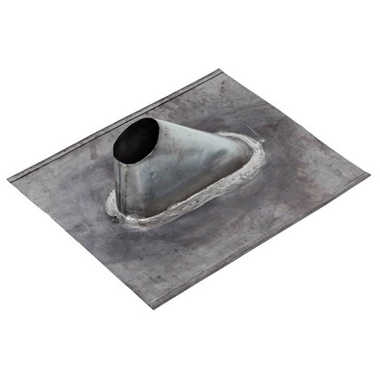 SkyRevolt Dachpfanne aus Blei Bleiziegel Bleipfanne Dachabdeckung Dachziegel Universal mit Gummimanschette Schwarz