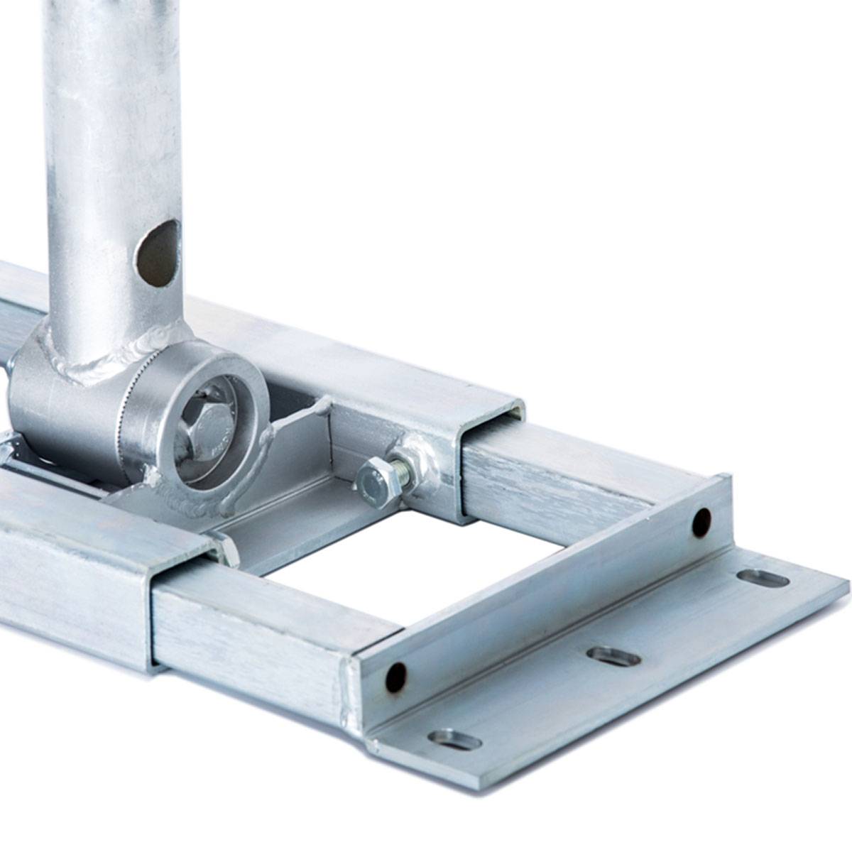 PremiumX DELUXE X90-60 Dachsparrenhalter 90cm Mast 60mm SAT-Antenne Sparren-Halter Dach-Halterung für Satelliten-Schüssel mit Kabeldurchführung