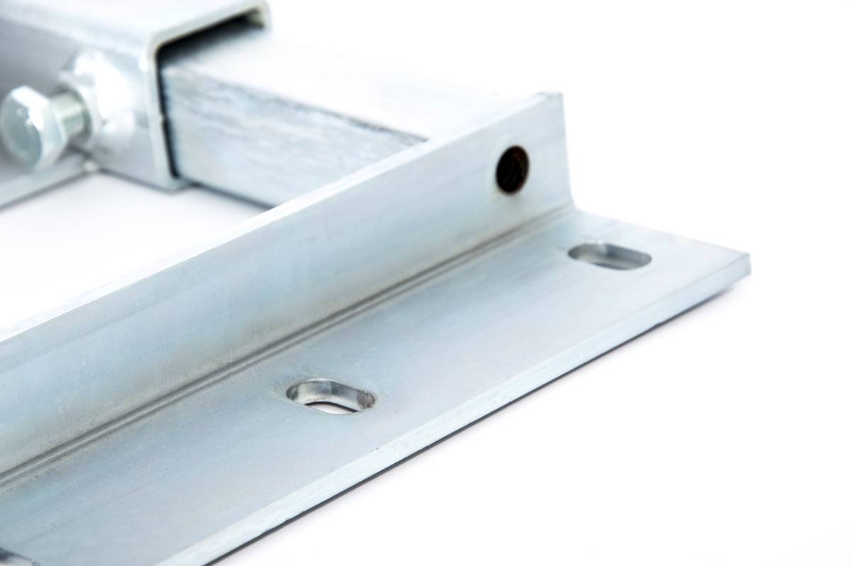 PremiumX Deluxe X90-60 Dachsparrenhalter 90cm Ø 60 mm Mast + Dachabdeckung Alu Dachziegel + Gummimanschette Schwarz