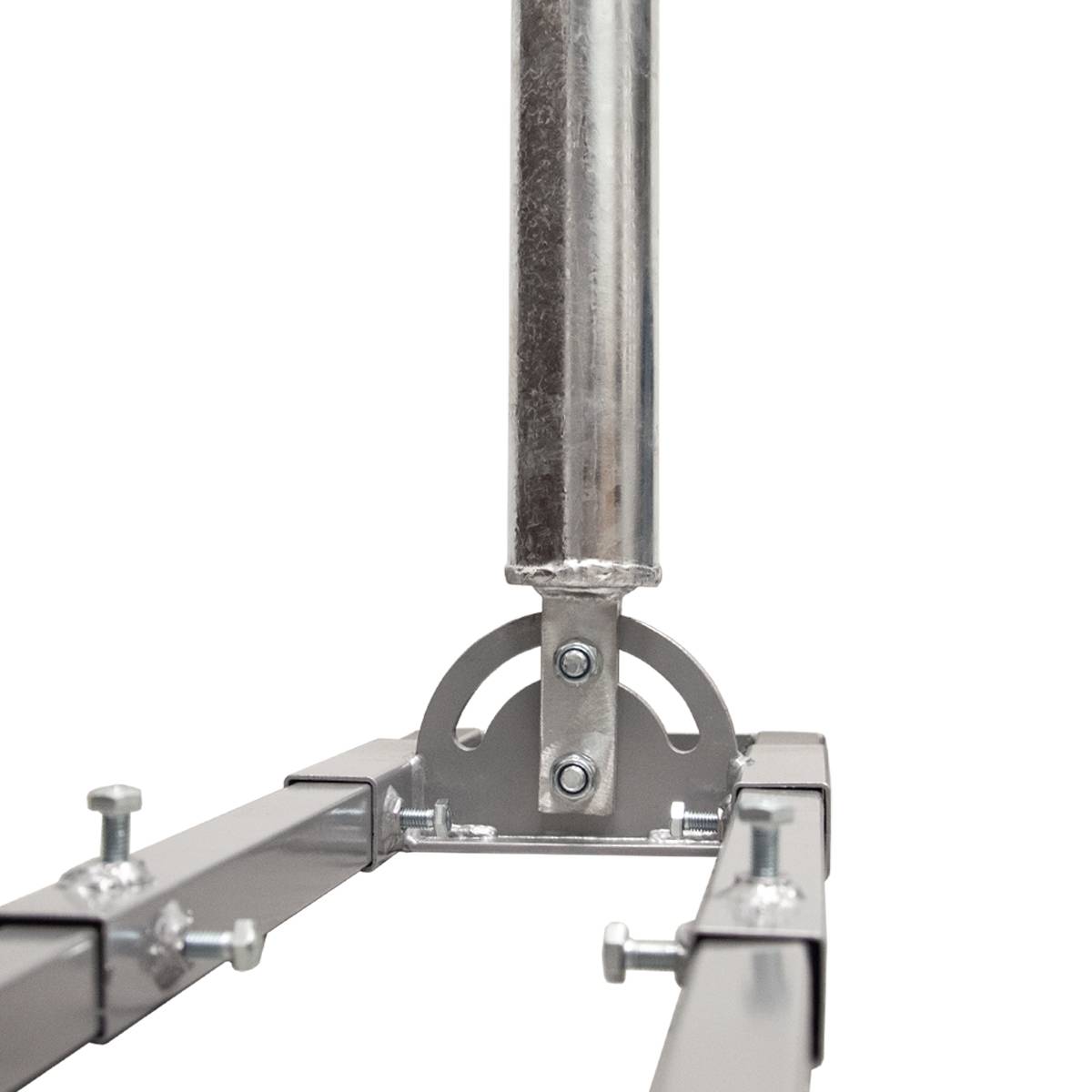 SkyRevolt SAT Dachsparrenhalter 1 m Mast 60 mm Stahl feuerverzinkt Sparren-Halterung für Satelliten-Antenne Satellitenschüssel mit Frankfurter Dacha