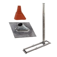 SkyRevolt SAT Dachsparrenhalter 1 m Mast 60 mm Stahl feuerverzinkt Sparren-Halterung für Satelliten-Antenne Satellitenschüssel mit Blei Dachabdeckun SkyRevolt SAT Dachsparrenhalter 1 m Mast 60 mm Stahl feuerverzinkt Sparren-Halterung für Satelliten-Antenne Satellitenschüssel mit Blei Dachabdeckun