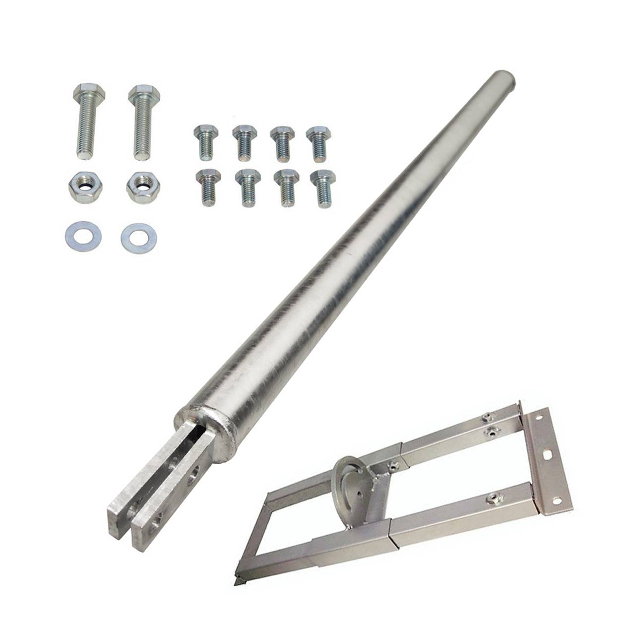 PremiumX PROFI X100-48 SAT Dachsparrenhalter 100 cm Mast 48 mm Stahl feuerverzinkt Sparren-Halterung für Satelliten-Antenne Satellitenschüssel mit