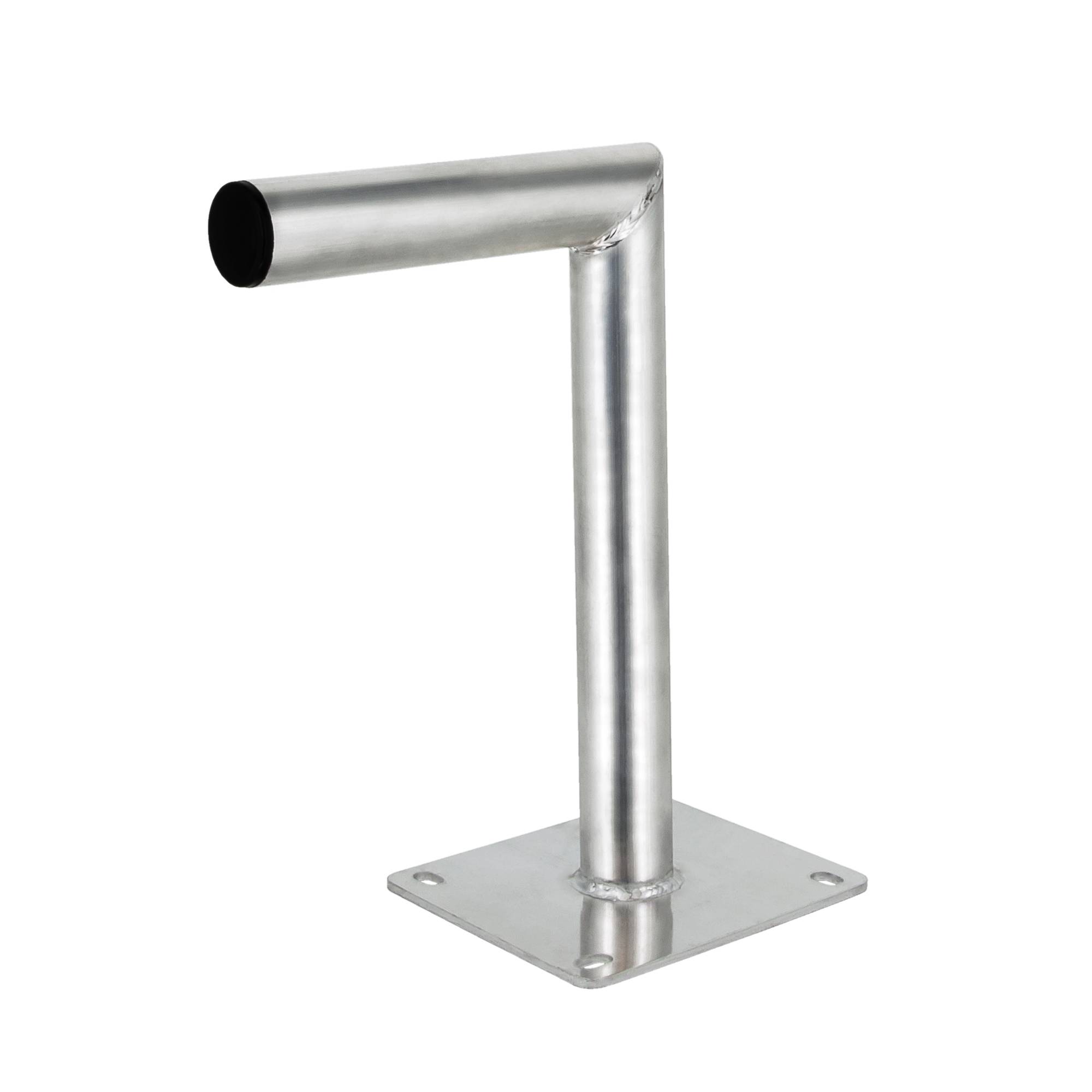 SkyRevolt 40cm Wandhalter Rohr 50mm Aluminium XXL Wandplatte ALU Winkel-Halter für Satelliten-Schüssel SAT-Antenne