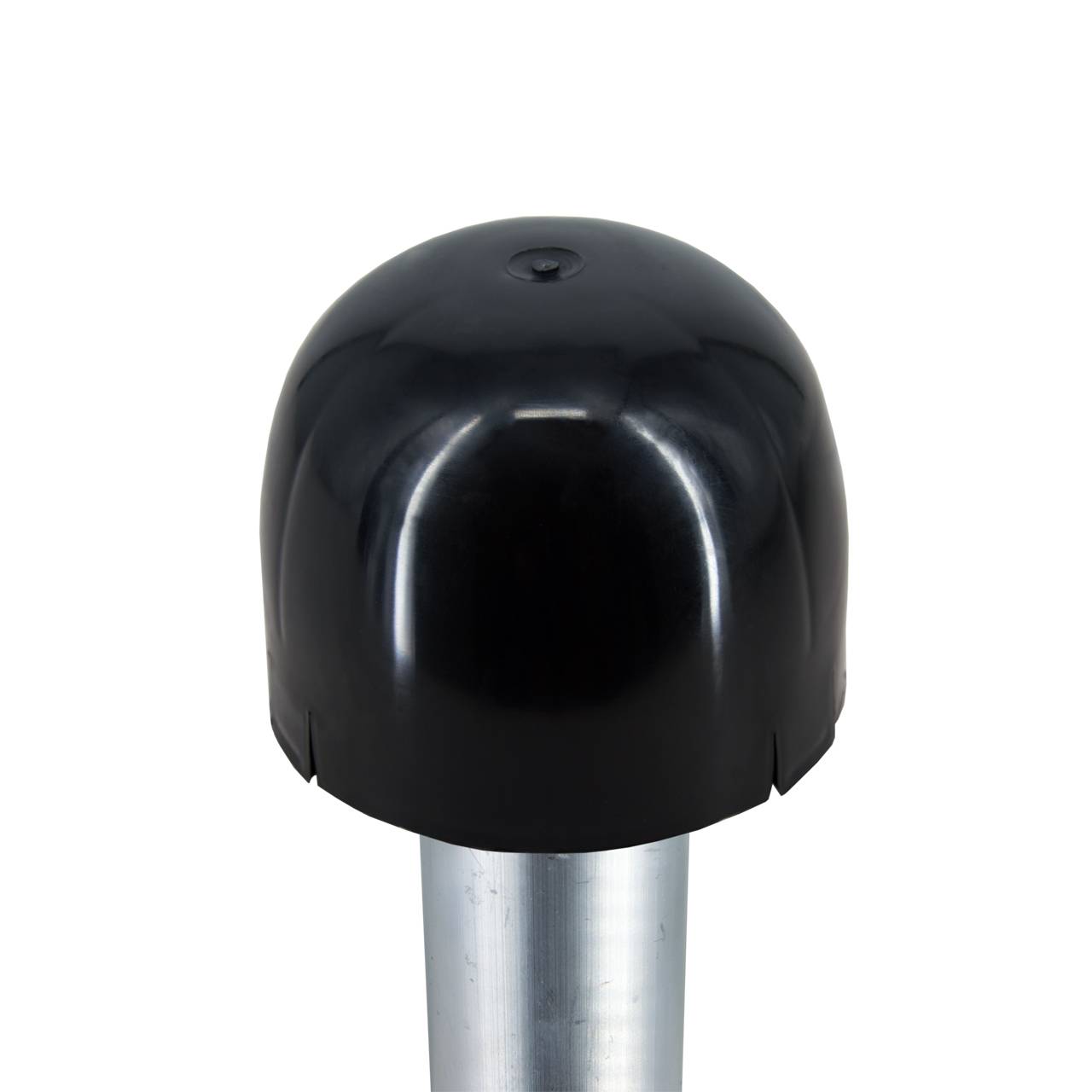 PremiumX Mastkappe rund mit Kabeleinführung Schwarz 38-60mm Mastabdeckung bis zu 18 Kabel Halterungen für Satellitenschüssel