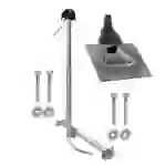 SkyRevolt SAT TV Aufdachsparrenhalter Sparrenabstand 61-105cm Mast 120cm Halterung für Satellitenschüssel | Aufdach Montageset Kabeldurchführung Ma SkyRevolt SAT TV Aufdachsparrenhalter Sparrenabstand 61-105cm Mast 120cm Halterung für Satellitenschüssel | Aufdach Montageset Kabeldurchführung Ma