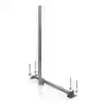 SkyRevolt SAT LTE Aufdachsparrenhalter 120cm Mast Dachsparrenhalterung für Satellitenschüssel | Kabeleinführung SkyRevolt SAT LTE Aufdachsparrenhalter 120cm Mast Dachsparrenhalterung für Satellitenschüssel | Kabeleinführung