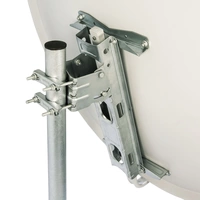 PremiumX Satelliten-Komplettanlage 100cm Satellitenschüssel Hellgrau Satellitenantenne Single LNB 2x F-Stecker, SAT für 1 Teilnehmer PremiumX Satelliten-Komplettanlage 100cm Satellitenschüssel Hellgrau Satellitenantenne Single LNB 2x F-Stecker, SAT für 1 Teilnehmer