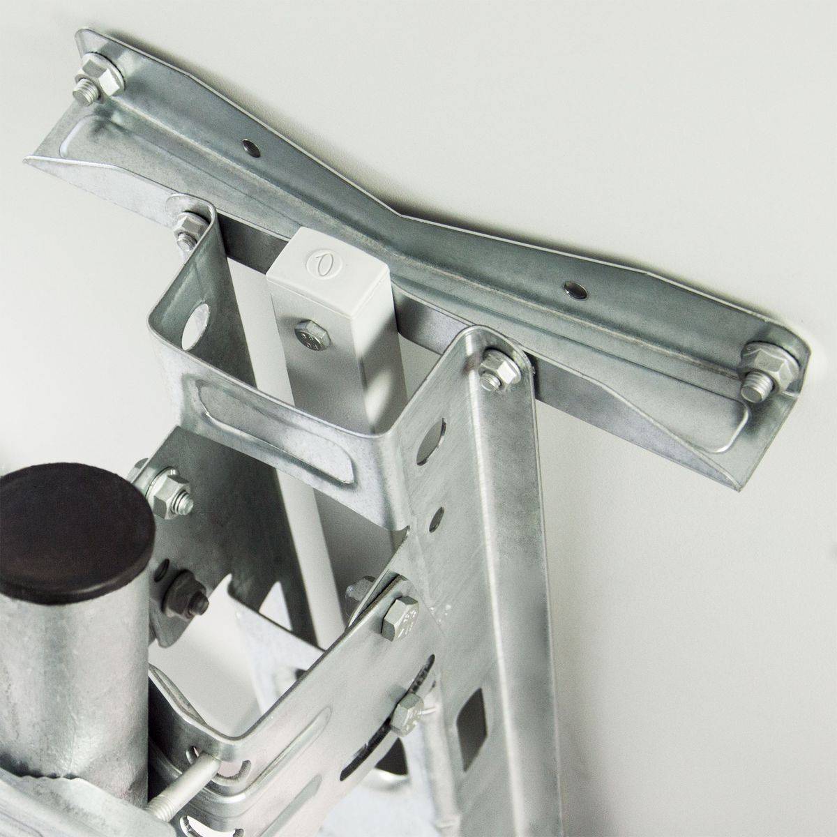 PremiumX Satelliten-Komplettanlage 100cm Satellitenschüssel Hellgrau Satellitenantenne Twin LNB F-Stecker, SAT bis 2 Teilnehmer