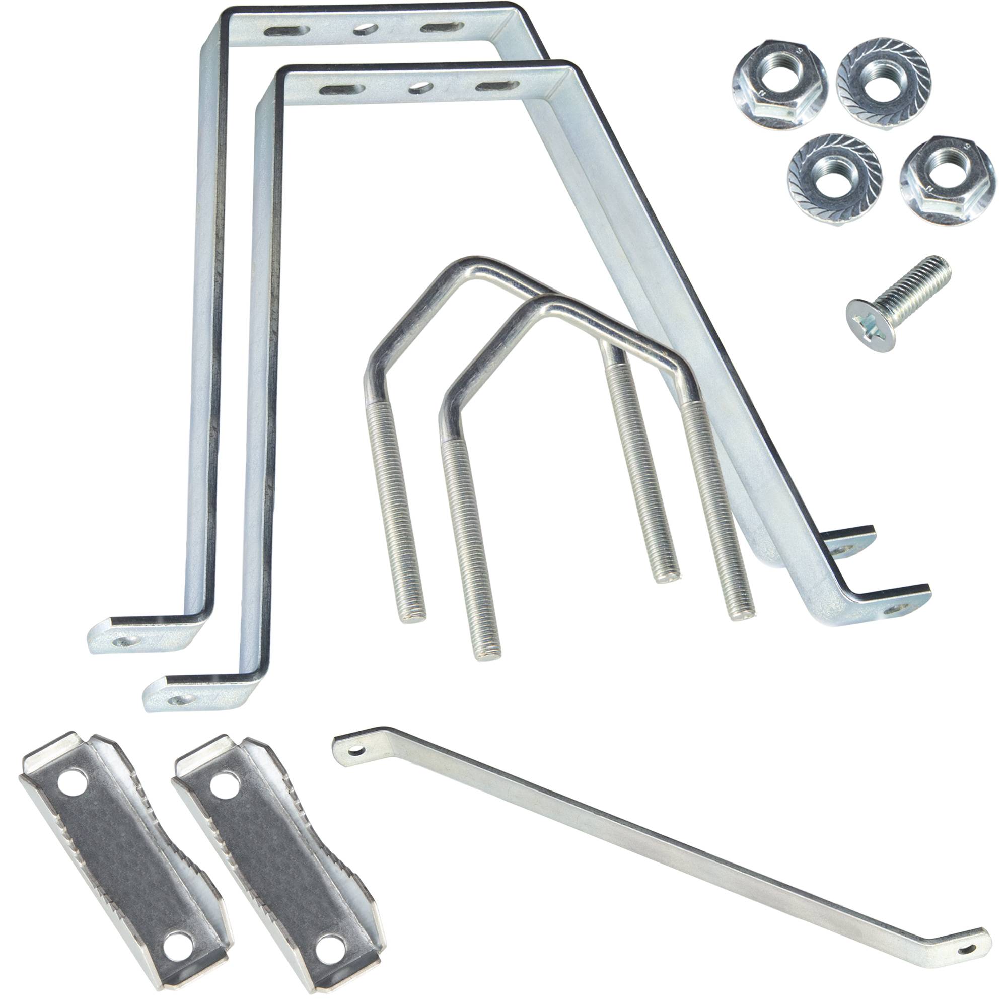 PremiumX Mauerhalter 50cm Stahl verzinkt SAT Wandabstandshalter Wandbefestigung Stangenbefestigung Masthalter Wand für Mast bis Ø 60mm Halterung Sat